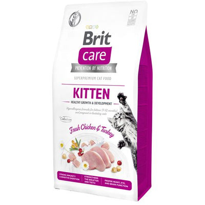 Brit Care Cat Brit Care Cat Sans Céréales - Kitten - Croissance et développement sains 7kg - MyStetho Veterinary