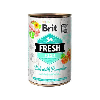 Brit Fresh Brit Fresh Dog - Poisson à la citrouille 400g - MyStetho Veterinary