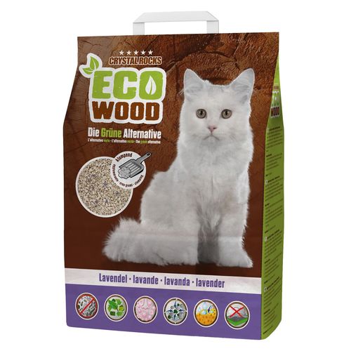 Crystal Rocks Eco Wood, lavande, 6l, 2.5kg - MyStetho Veterinary