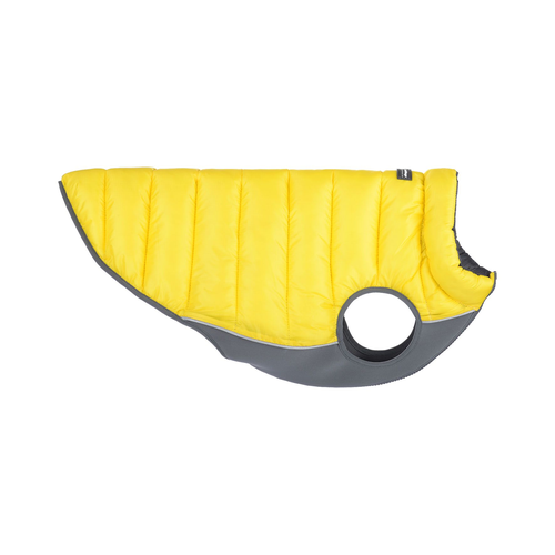 RedDingo Puffer jacket Yellow/Grey 20cm Yellow / Grey reversible - MyStetho Veterinary