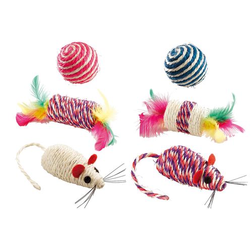 Ferplast Jouet en sisal PA 5602, assorti - MyStetho Veterinary