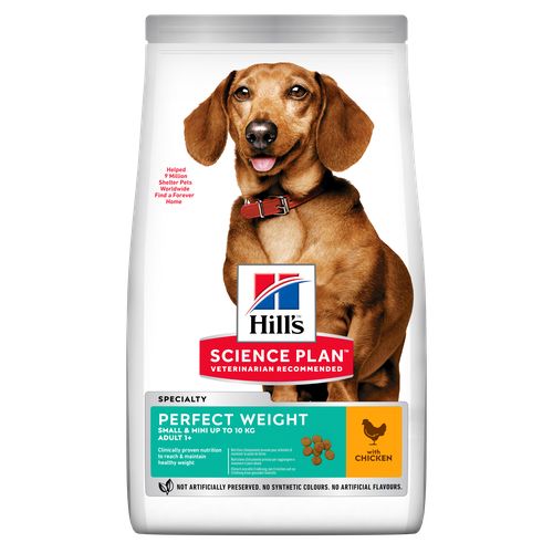 Hill's Science Plan Perfect Weight Small & Mini Adult Chicken 6 kg - MyStetho Veterinary