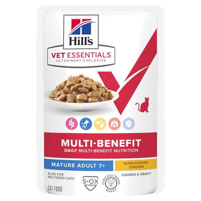 Hill's Vet Essentials MULTI-BENEFIT Mature Adult 7+ Huhn 85 g - MyStetho Veterinary