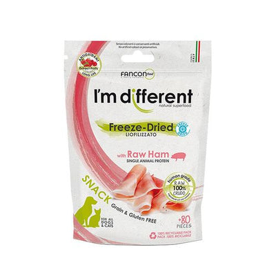 I'm different Snack Treats Raw Ham 40g - MyStetho Veterinary