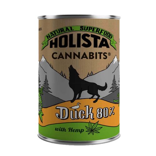 Sparrow Nassfutter Dog Holista CannaBits Canard 400g - MyStetho Veterinary