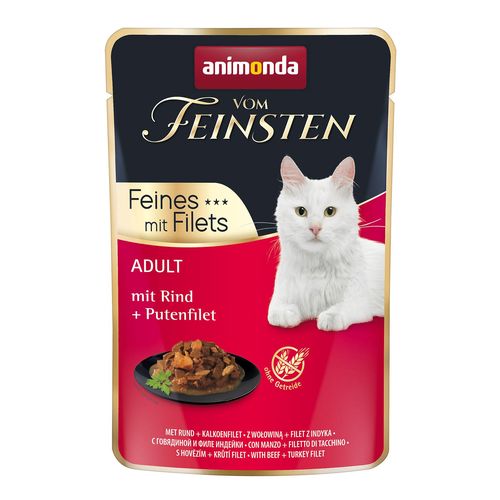 Animonda Vom Feinsten Bœuf& filet de dinde , 85g - MyStetho Veterinary