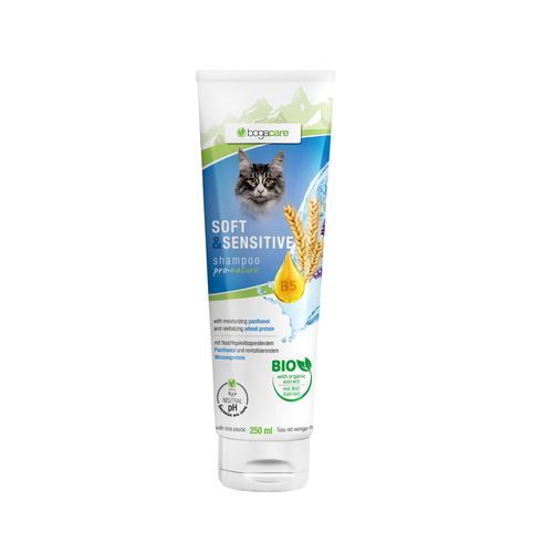 bogacare shampoing Soft + Sensitive pour chats 250 ml - MyStetho Veterinary