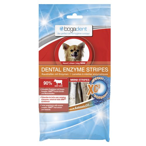 bogadent Dental Enzyme Stripes Mini pour chiens 100g - MyStetho Veterinary