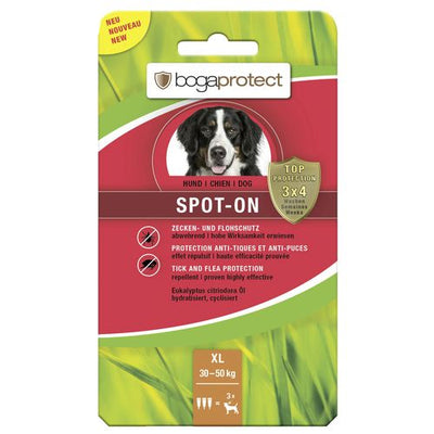 bogaprotect Spot-On anti-parasitaire XL pour chiens 3 x 4.4 ml - MyStetho Veterinary