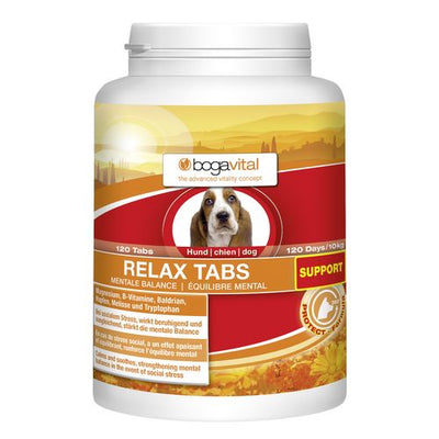 bogavital Relax Tabs Support chien 180g, 120 tabs - MyStetho Veterinary