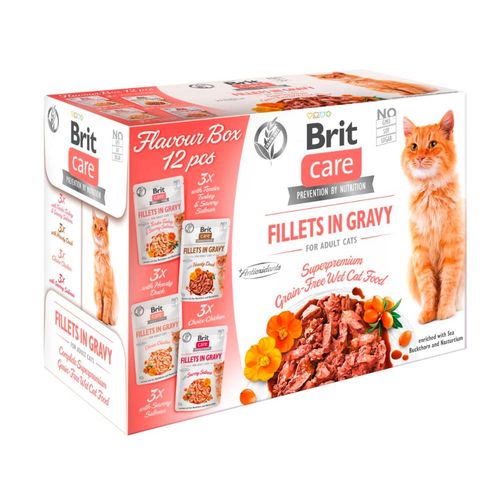 Brit Care Cat Brit Care Cat Flavour Box - Filets en sauce 85g - MyStetho Veterinary