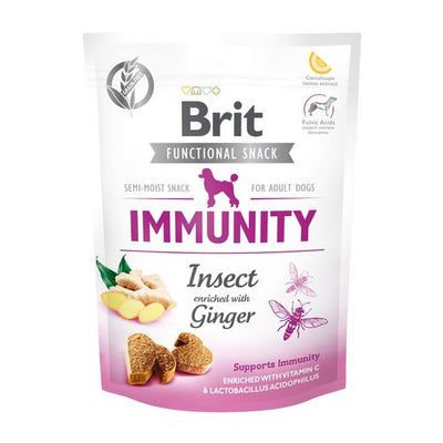 Brit Functional Snack Immunity Insect - Insectes + Gingembre 150g - MyStetho Veterinary