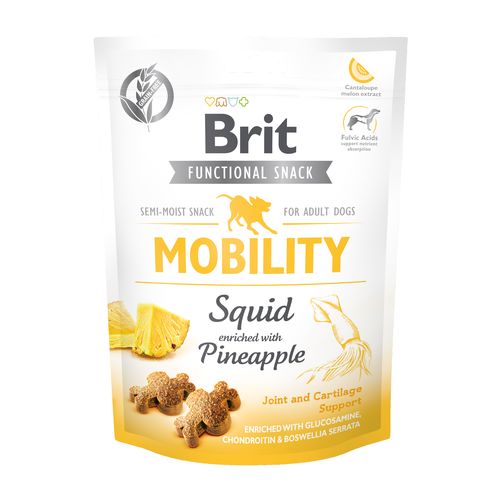 Brit Functional Snack Mobilty Squid - Calamar + Ananas 150g - MyStetho Veterinary