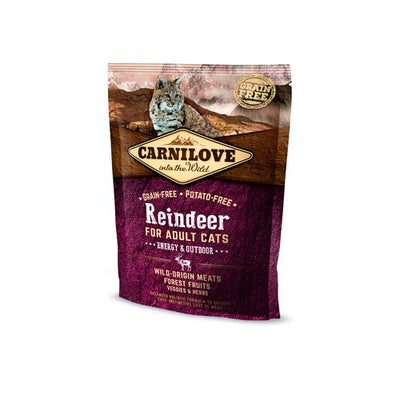 Carnilove Cat Adulte - Renne / Chats d'énergie et d'extérieur 400g - MyStetho Veterinary
