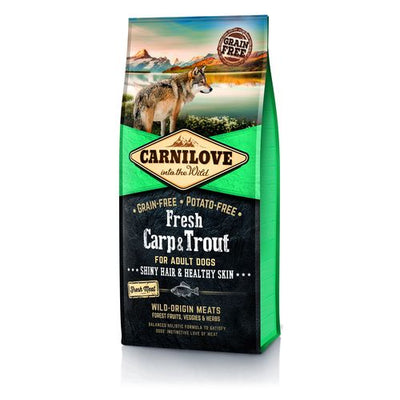 Carnilove Dog Adulte Adult Fresh - Carpe & Truite 12kg - MyStetho Veterinary