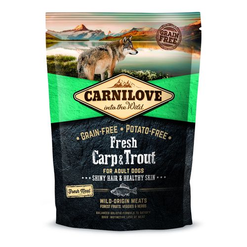 Carnilove Dog Adulte Adult Fresh - Carpe & Truite 1,5kg - MyStetho Veterinary