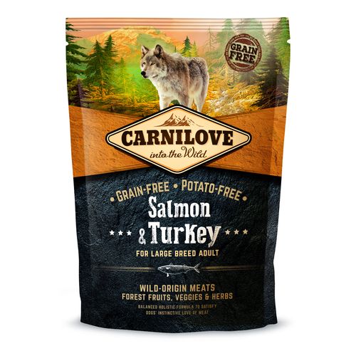 Carnilove Dog Adulte Grandes Races - Saumon & Dinde 12kg - MyStetho Veterinary