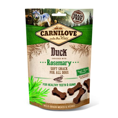 Carnilove Dog Adulte Soft Snack - Canard au romarin 200g - MyStetho Veterinary