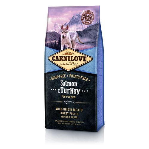 Carnilove Dog Chiot - Saumon & Dinde 12kg - MyStetho Veterinary