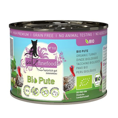 Catz Finefood Bio No. 511 avec dinde, 200g - MyStetho Veterinary