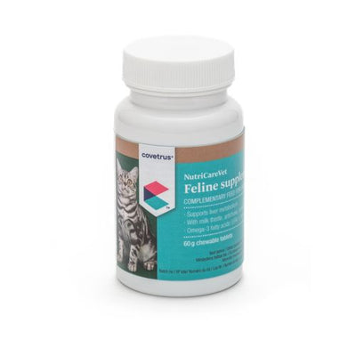 Covetrus NutriCareVet Liver Support comprimés à croquer pour chat 80 Kautabletten - MyStetho Veterinary