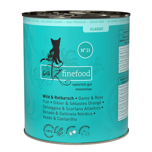 Catz Finefood No. 21 gibier & rascasse, 800g - MyStetho Veterinary