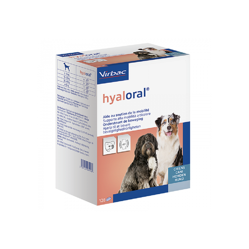 Hyaloral 120 comprimés à mâcher pour chiens - MyStetho Veterinary