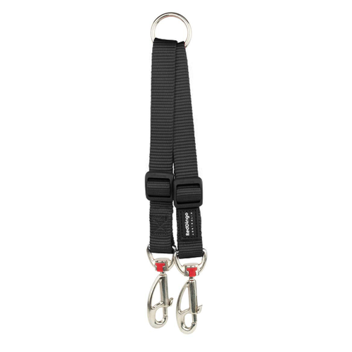RedDingo Coupler Lead Plain Black S Classic Black 15mm/20-26.5cm - MyStetho Veterinary