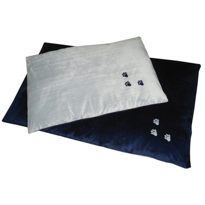 swisspet Soft Duvet M, blau/grau 70x100cm, mit Pfotenmotiv - MyStetho Veterinary