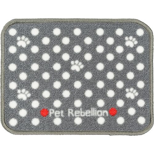 Food Mat Dotty Grey Mini 30 x 40cm - MyStetho Veterinary