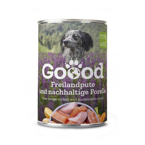 Goood Canine Senior Dinde élevée en plein air et truite d’aquaculture durable 400 g - MyStetho Veterinary