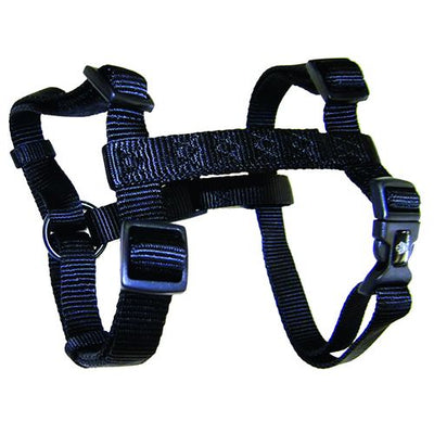 Harnais pour chien noir 2 x 50-75 cm - MyStetho Veterinary