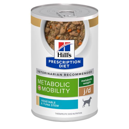 Hill's Prescription Diet Metabolic + Mobility with Vegetables and tuna stew can 354 g - MyStetho Veterinary