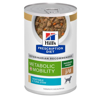 Hill's Prescription Diet Metabolic + Mobility with Vegetables and tuna stew can 354 g - MyStetho Veterinary