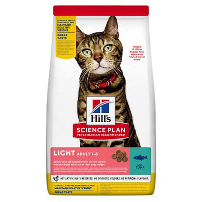 Hill's Science Plan Light Adult Tuna 7 kg - MyStetho Veterinary