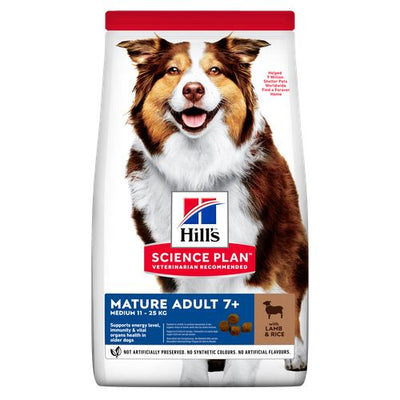 Hill's Science Plan Medium Mature Adult 7+ Lamb and Rice 2.5 kg - MyStetho Veterinary