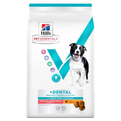 Hill's Vet Essentials MULTI-BENEFIT + Dental Adult 1+ Medium & Large Breed Huhn 2 kg - MyStetho Veterinary