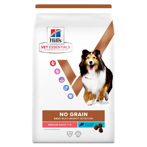 Hill's Vet Essentials MULTI-BENEFIT No Grain Adult Medium Huhn und Kartoffel 10 kg - MyStetho Veterinary