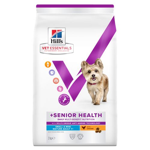 Hill's Vet Essentials MULTI-BENEFIT + Senior Health Mature Adult 7+ Small & Mini Huhn 2 kg - MyStetho Veterinary