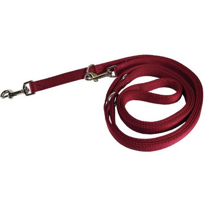 Laisse 3 pos. rouge 1.5 cm x 1.8 m - MyStetho Veterinary