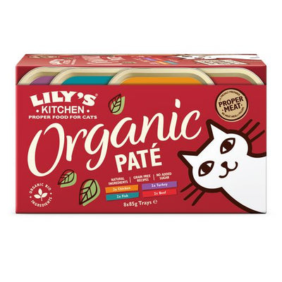 Lily's Kitchen Organic Paté Multipack (8x85g) - MyStetho Veterinary