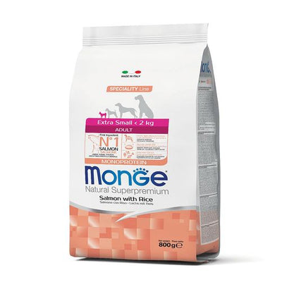 Monge Dog Adult Extra Small saumon & riz - MyStetho Veterinary
