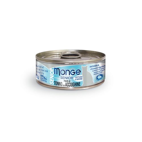 Monge Jelly Cat Senior Tuna&Anchovi. 80g - MyStetho Veterinary