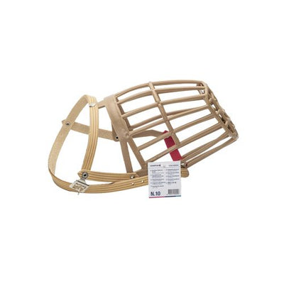 Muselière avec lanières en cuir Gr. 10 - MyStetho Veterinary