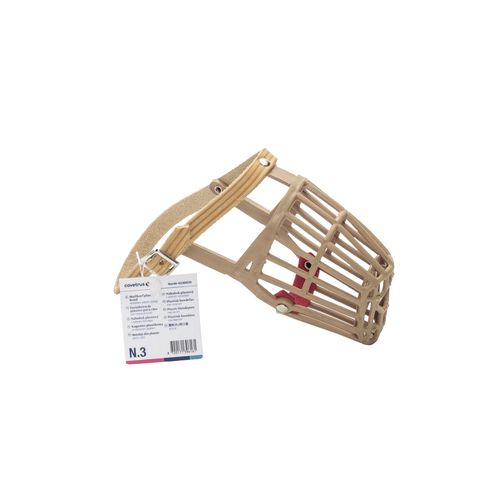 Muselière avec lanières en cuir Gr. 3 - MyStetho Veterinary