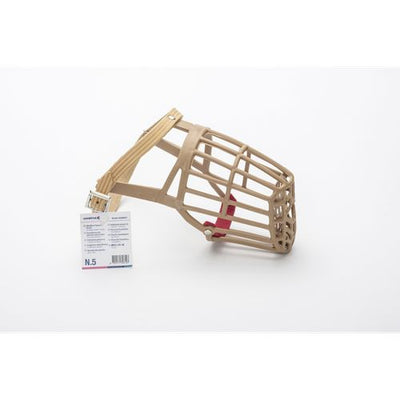 Muselière avec lanières en cuir Gr. 5 - MyStetho Veterinary