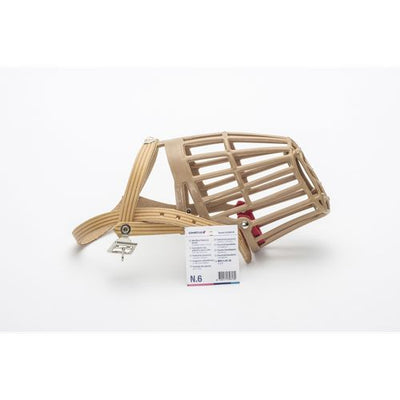 Muselière avec lanières en cuir Gr. 6 - MyStetho Veterinary