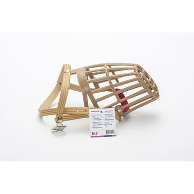 Muselière avec lanières en cuir Gr. 7 - MyStetho Veterinary