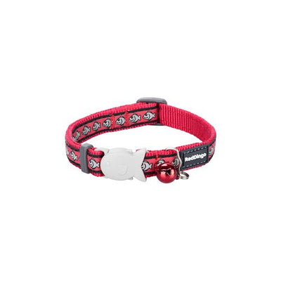 RedDingo RougeDingo Collier pour chat Reflective Fish Rouge - XS - MyStetho Veterinary