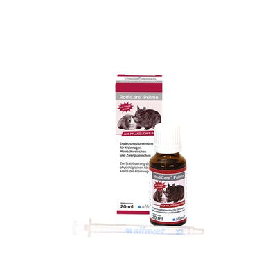 RodiCare Pulmo - 20ml Flacon en verre avec seringues doseuses - MyStetho Veterinary
